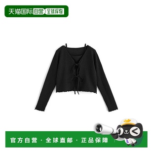 pm343裙子外套 蓬松提花套装 日本直邮日潮 GRL吊带×蝴蝶结开衫