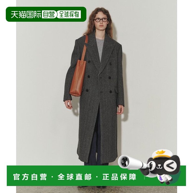 韩国直邮DUNST设计师款休闲复古都市时尚日常通勤女款大衣UDCO3D1