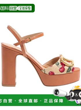 香港直邮VALENTINO 女士凉鞋 WS0FG2NNX32H SS2025 棕色 VLOGO高