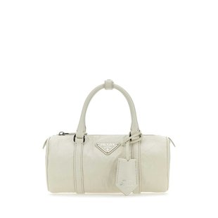 手提包 small White Prada 1BA38 女士 handbag leather 普拉达