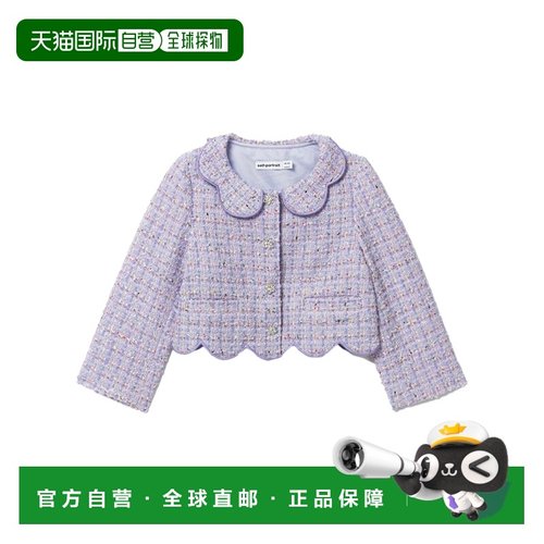 1h可退 香港直邮SELF-PORTRAIT 女童夹克 PF24727JPULILAC AW2024