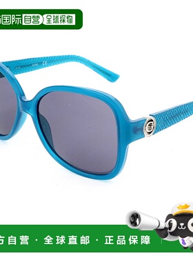 自营 Guess女式58毫米闪亮绿松石太阳镜 美国奥莱直发