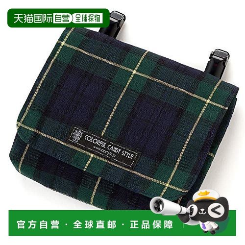 日本直邮Colorful Candy Style 移动口袋格子呢深绿色 N6018410