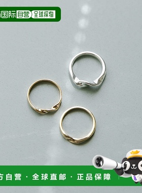 1h可退 日本直邮SMELLY 女士 3件套设计感戒指 可叠戴简约风 手指