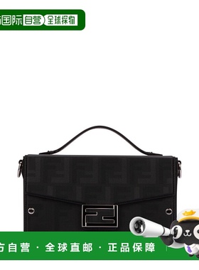 香港直邮FENDI 男士斜挎包 7VA565AJF4F0GXN SS2025 黑色 Shoulde