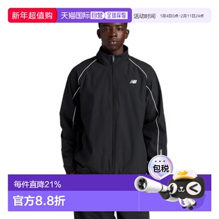 日本直邮New Balance Brushed Tricot Lined 梭织运动夹克