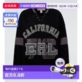 black黑色 1h可退 舒适 男士 刺绣棉质针织T恤 香港直邮潮奢 Erl