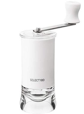 日本直邮KAI贝印茶粉手摇研磨机日本制白色 DH3136