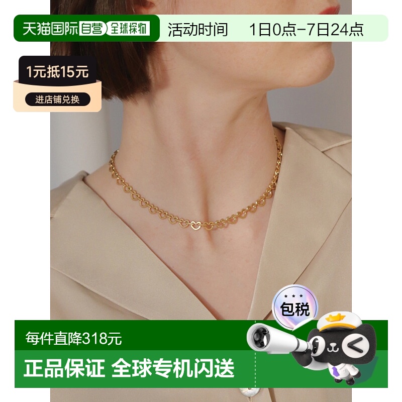 韩国直邮Rita Monica 项链301305432 Heart Chain Necklace心形