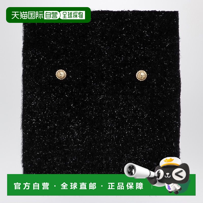 1h可退 香港直邮BALMAIN 女士半身裙 DF1LB015KG43 AW2024 黑色