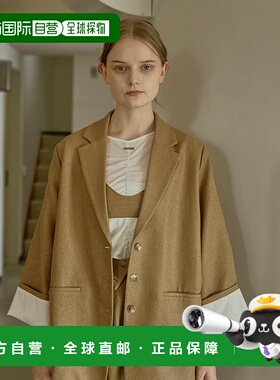 1h可退 日本直邮Alumu. 女装 袖口设计 长款西装外套 可搭配套装