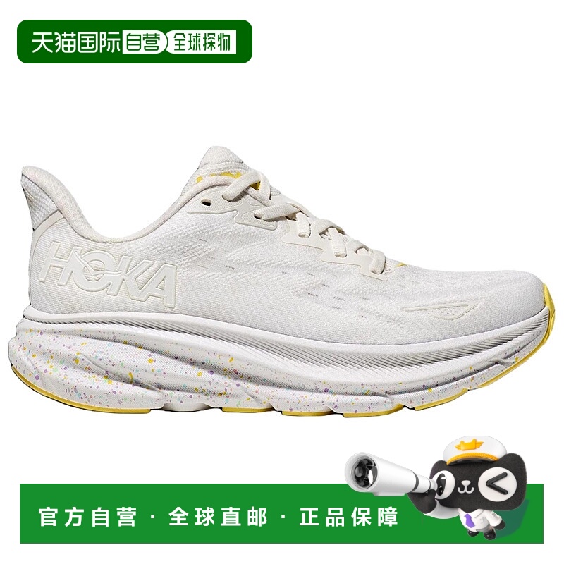 自营Hoka Clifton 9 White / Lemonade  1127895-WTL Men's - whi