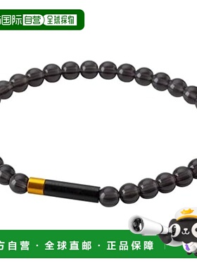【日本直邮】法藤RAKUWA EXTREME 水晶触感手链 黑色/金色 内周长