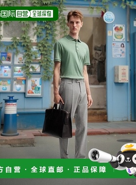 自营bossRegular-fit polo shirt in mercerized Italian cotton