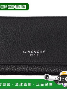 1h可退 香港直邮潮奢 Givenchy 纪梵希 男士 黑色 Key Case 卡包