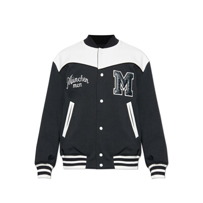 香港直邮MCM 男士夹克 MHJGSMM030BW SS2026 黑色 Jacket with lo