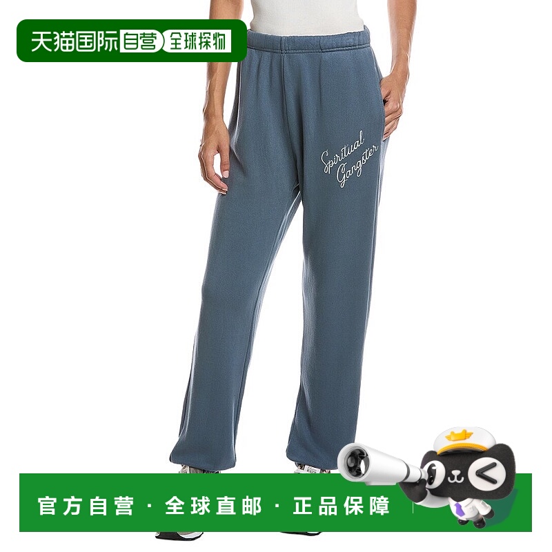 自营Spiritual Gangster Insignia Bradbury Sweatpant - blue 美