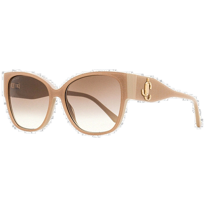 Jimmy Choo Women's Butterfly Sunglasses Shay KONHA Nude Glit