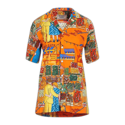 1h可退 香港直邮潮奢 Alessandro Enriquez 男士 花纹衬衫