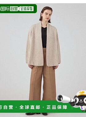 1h可退 日本直邮Ballsey 羊绒系列 波浪边开衫上衣羊毛衫