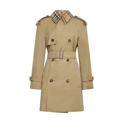 BURBERRY 女士外套 8094940B8626 SS2025 米白色 TRENCH