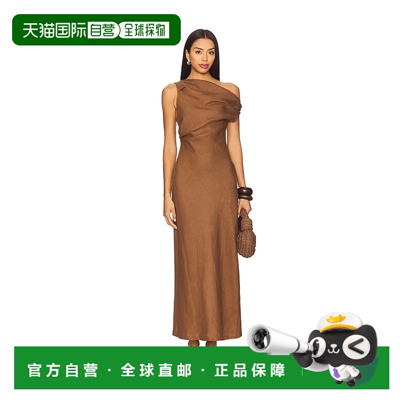 1h可退 香港直邮潮奢 FAITHFULL THE BRAND 女士 Suis 中长连衣裙