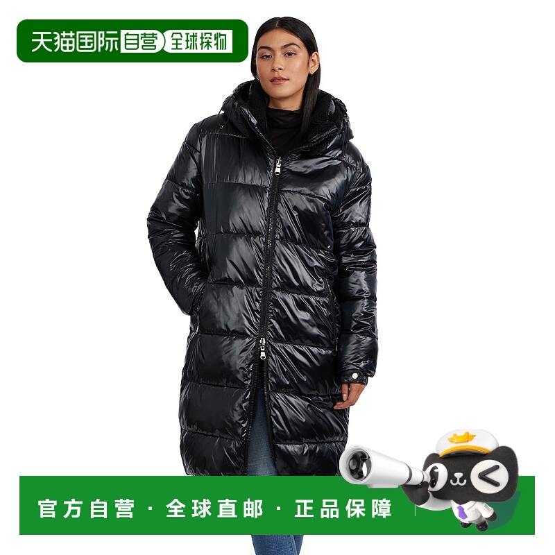 自营 Pajar 女士 Alsephina Channel 绗缝双面羽绒服，带可拆卸兜