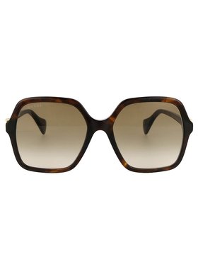 GUCCI 女士眼镜 GG1072S002 SS2023 黑色 GG1072S