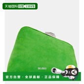 香港直邮The Attico 女士 1h可退 Midnight 绒面革皮革手包手提包