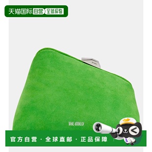 1h可退 香港直邮The Attico 女士 Midnight 绒面革皮革手包手提包