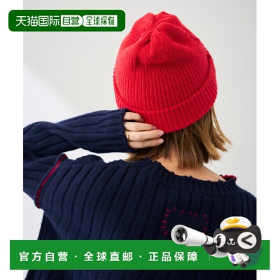 1h可退 日本直邮HIGHLAND2000 女士 羊绒 休闲毛呢帽 宽松半拉链