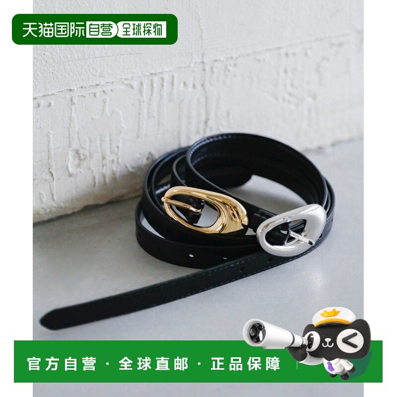 1h可退 日本直邮quaranciel 女士金属扣牛皮窄款腰带 618100002,服饰配件/皮带/帽子/围巾,腰带/皮带/腰链,淘宝优惠券,粉丝福利购,淘宝优惠卷