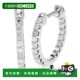 vir 自营 钻石圈形耳环 jewels1 由内而外 纯银 cttw .925