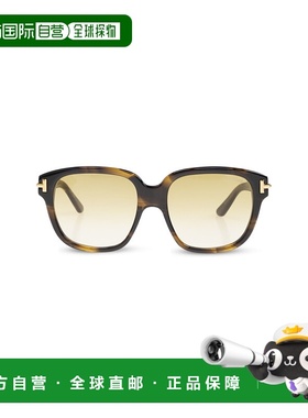 1h可退 香港直邮TOM FORD 女士太阳镜 FT123605856F CO 黄色 Sung