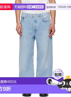 1h可退 香港直邮AGOLDE 男士 蓝色 Low Slung Baggy 牛仔裤 A640B