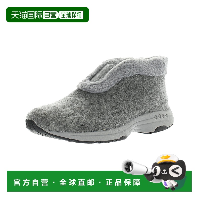 自营easy spiritTreepose 2 女式人造毛皮衬里短靴拖鞋 - 浅灰色