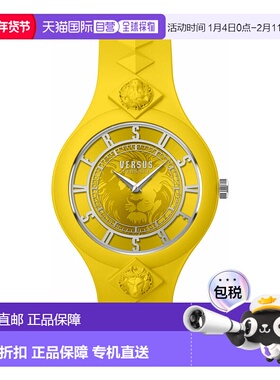 自营 versus versaceFire Island 铆钉表带腕表 - 黄色/黄色/黄色
