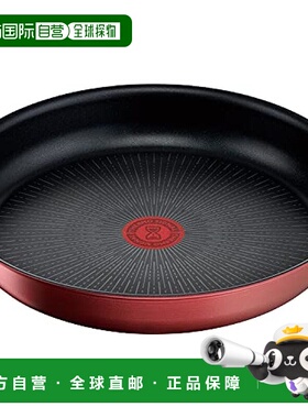 日本直邮T Fal特福 炒锅 28cm Inginio Neo电磁炉 红色L38306