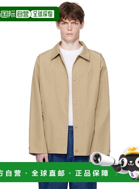 1h可退 香港直邮潮奢 A.P.C. 男士 驼色 Regis 夹克 PSAJBH02960