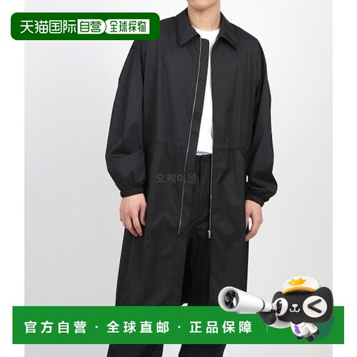 韩国直邮AURALEE A24SC01SL 硬捻涤纶缎面层压拉链外套 男装外套