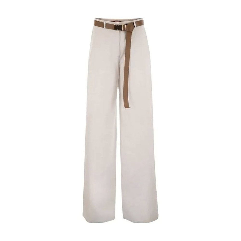 MAX MARA MURGE 高腰长裤2516131141600-004褲裝16131141004女