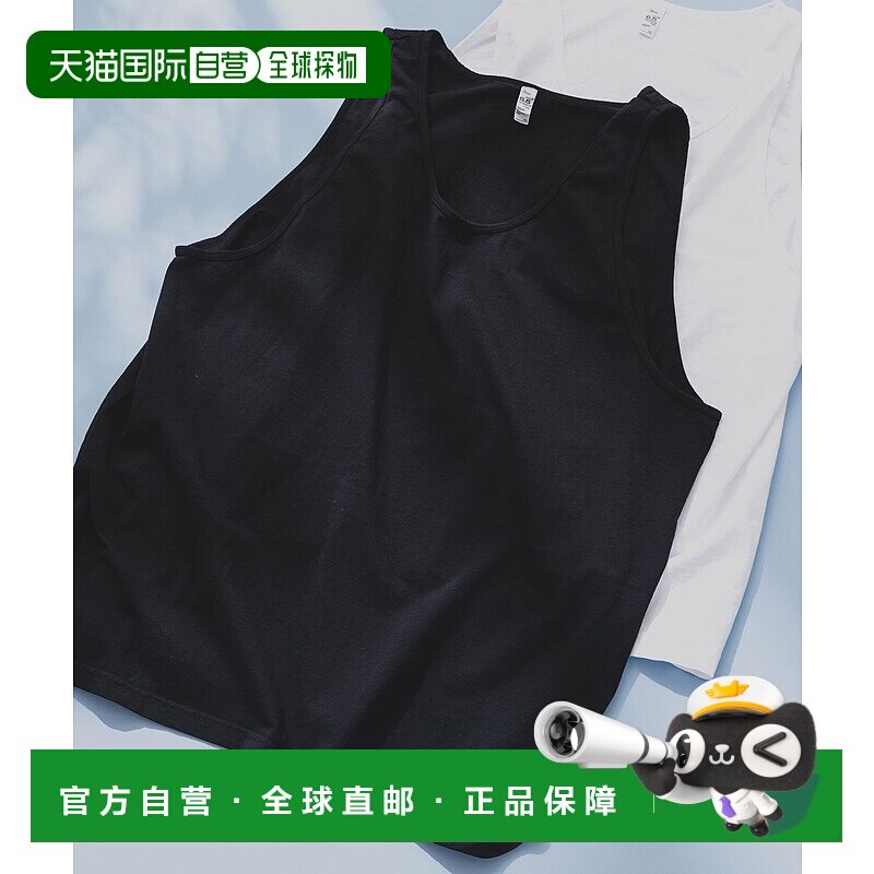 1h可退 日本直邮LOS ANGELES APPAREL 男女同款经典重磅棉质背心