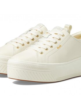 Keds Skyler 系带灰白色皮革