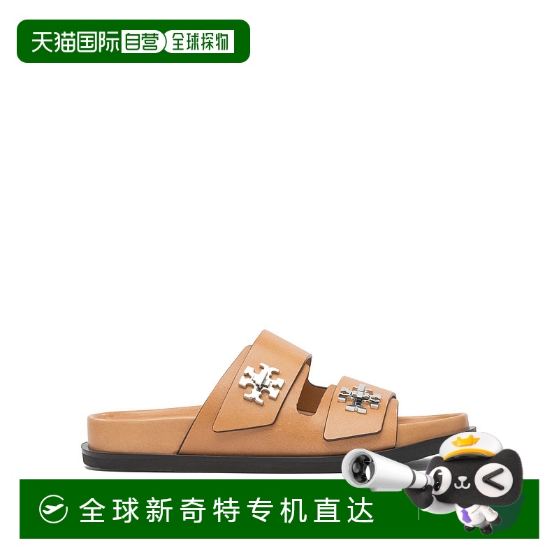 1h可退 香港直邮TORY BURCH 女士拖鞋 166905250 AW2025 棕色 T L