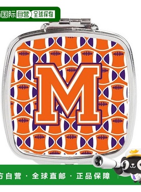 自营 Carolines Treasures CJ1072-MSCM 字母 M 足球橙,正品