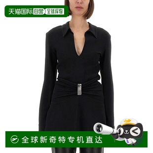 美国奥莱直发 自营 the atticoCady迷你连衣裙 黑色