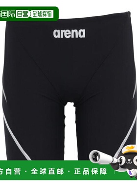 日本直邮ARENA 男士训练泳裤 黑×灰 S-LL尺码 [AS5SWM00M BKGY]