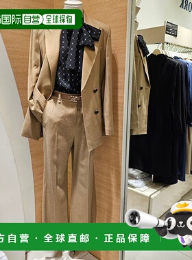 韩国直邮THE IZZAT 더아이잗2023FW가을최신상 기본더블투버튼울바지정장셋트_P345780753