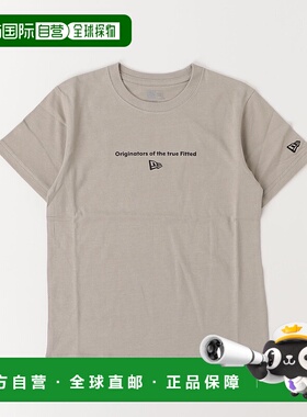 1h可退 日本直邮NEW ERA 儿童版True Fitted标语短袖T恤 NE CIRCL