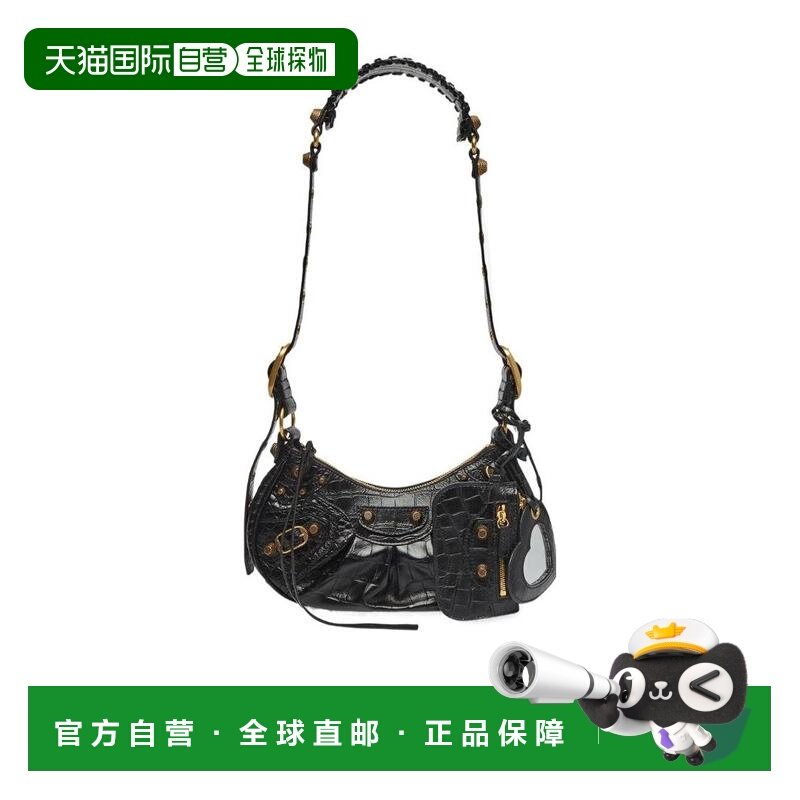 1h可退 香港直邮LE CAGOLE加小号鳄鱼纹压花单肩包 Women crov,箱包皮具/热销女包/男包,通用款女包,淘宝优惠券,粉丝福利购,淘宝优惠卷